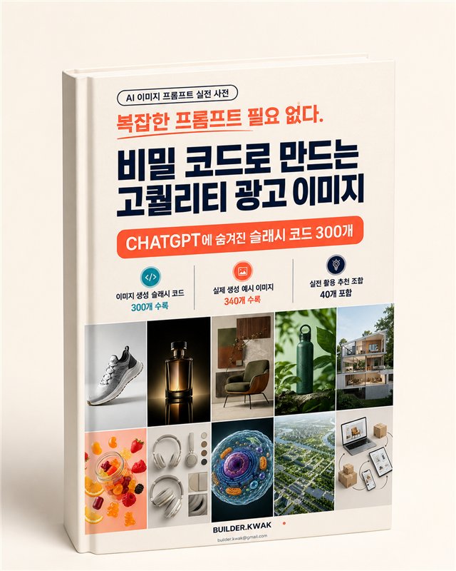 비밀 코드로 만드는 고퀄리티 광고 이미지 표지